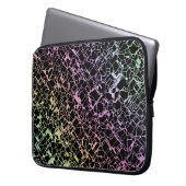Techno rainbo: laptopschutzhülle (Vorderseite Links)
