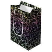 techno rainbo : mittlere geschenktüte (Vorderseite Schrägansicht)