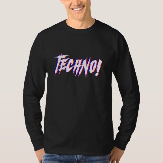 Techno Rave Clubbing Party Outfit House Dubstep Ha T-Shirt (Vorderseite)