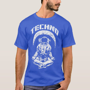 Techno Rave EDM Musikfestival Trippy Astronaut Ro T-Shirt
