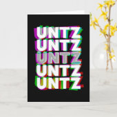 Techno Raver Karte (Gelbe Blume)