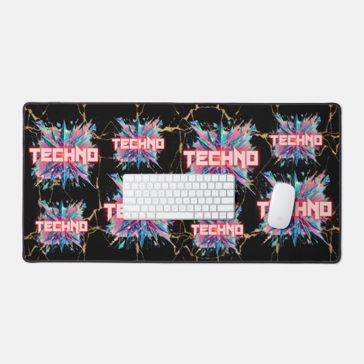 Techno Schreibtischunterlage (Tastatur & Maus)