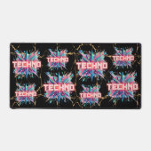 Techno Schreibtischunterlage (Vorderseite)