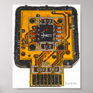 Techno Skull (vollständig) Poster