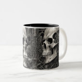 Techno skulls 010 zweifarbige tasse (VorderseiteRechts)