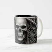 Techno skulls 014 zweifarbige tasse (VorderseiteRechts)