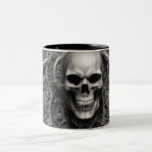 Techno skulls 014 zweifarbige tasse (Mittel)