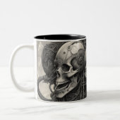Techno skulls 018 zweifarbige tasse (Links)