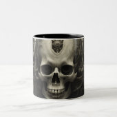 Techno skulls 019 zweifarbige tasse (Mittel)