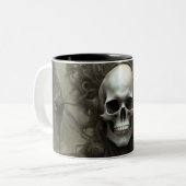 Techno skulls 021 zweifarbige tasse (Vorderseite Links)