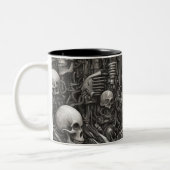Techno skulls 024 zweifarbige tasse (Links)