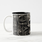 Techno skulls 027 zweifarbige tasse (Links)