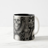 Techno skulls 029 zweifarbige tasse (VorderseiteRechts)