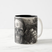 Techno skulls 030 zweifarbige tasse (VorderseiteRechts)