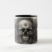 Techno skulls 030 zweifarbige tasse (Mittel)