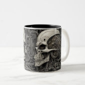 Techno skulls 032 zweifarbige tasse (VorderseiteRechts)