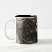 Techno skulls 033 zweifarbige tasse (Links)