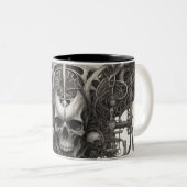 Techno skulls 034 zweifarbige tasse (VorderseiteRechts)