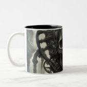 Techno skulls 057 zweifarbige tasse (Links)