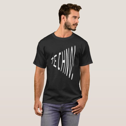 Techno Sound Wave Style T-Shirt (Vorne ganz)
