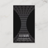 Techno Steigung DJ-Visitenkarten Visitenkarte (Rückseite)