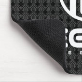 Techno Streetwear - Logo - Mausunterlage Mousepad (Ecke)