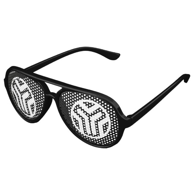 Techno Streetwear - Logo - Sonnenbrille (Schrägansicht)
