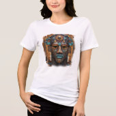 Techno-Symbol Tri-Blend Shirt (Vorderseite)