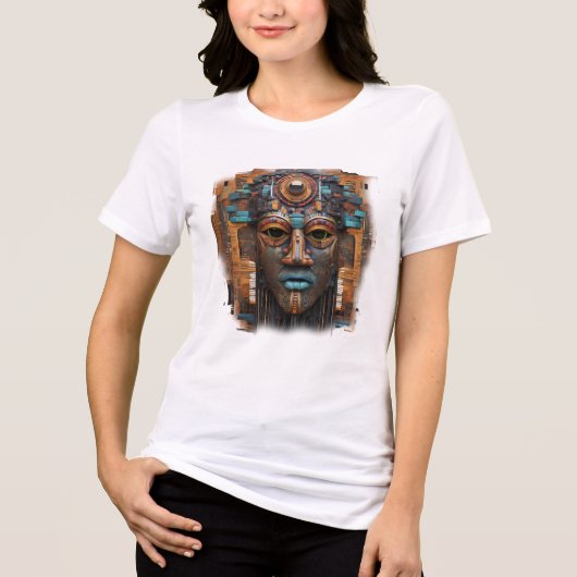 Techno-Symbol Tri-Blend Shirt (Vorderseite)