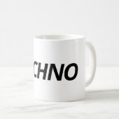 Techno-Tasse Kaffeetasse (VorderseiteRechts)
