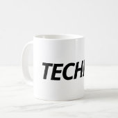 Techno-Tasse Kaffeetasse (Vorderseite Links)