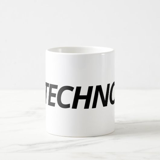 Techno-Tasse Kaffeetasse (Mittel)