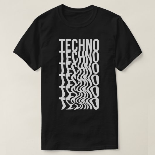 Techno-Text 1 T-Shirt (Design vorne)