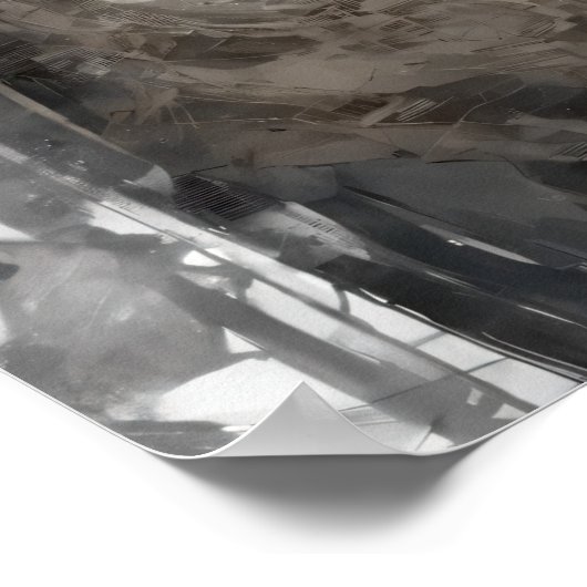 Techno Tracks: Frauenmaschine Poster (Ecke)