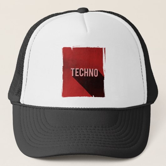 Techno Truckerkappe (Vorderseite)