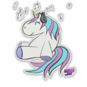 Techno Uni Clear Vinyl Aufkleber/ Aufkleber (Vorderseite)