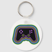 Techno Video Game Controller Schlüsselanhänger (Vorderseite)