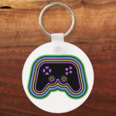 Techno Video Game Controller Schlüsselanhänger (Vorderseite)