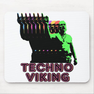 Techno Viking Mousepad