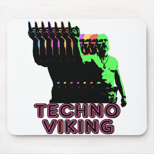 Techno Viking Mousepad (Vorne)