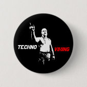 Techno Viking Stift Button (Vorderseite)