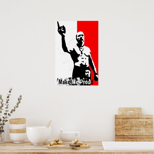 Techno Viking von RedRevolt (Make Me Stolud) Poster (Küche)