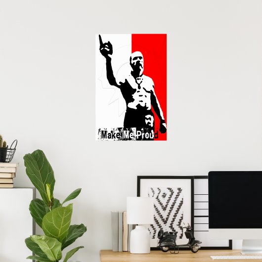 Techno Viking von RedRevolt (Make Me Stolud) Poster (Heimbüro)