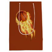 Techno vs Vintag Basketball Geschenktaschen PERSON Mittlere Geschenktüte (Rückseite)