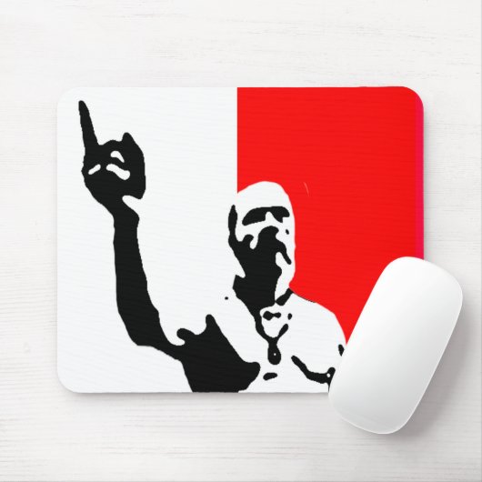 techno Wikinger-Plakat Mousepad (Mit Mouse)