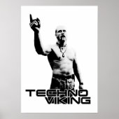 Techno-Wikinger Poster (Vorne)