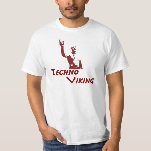 techno Wikinger T-Shirt (Vorderseite)