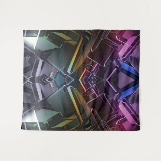 Technobabble Wandteppich (Vorderseite (Horizontal))