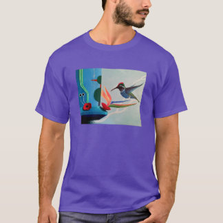 Technobird - Kolibri und Techno-Juxtaposition T-Shirt