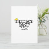 Technoblade Einladung (Stehend Vorderseite)